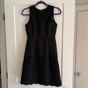 White House Black Market Elegant Black Lace Dress